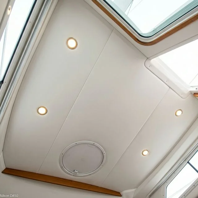 Boat Cabin Headliner Repair