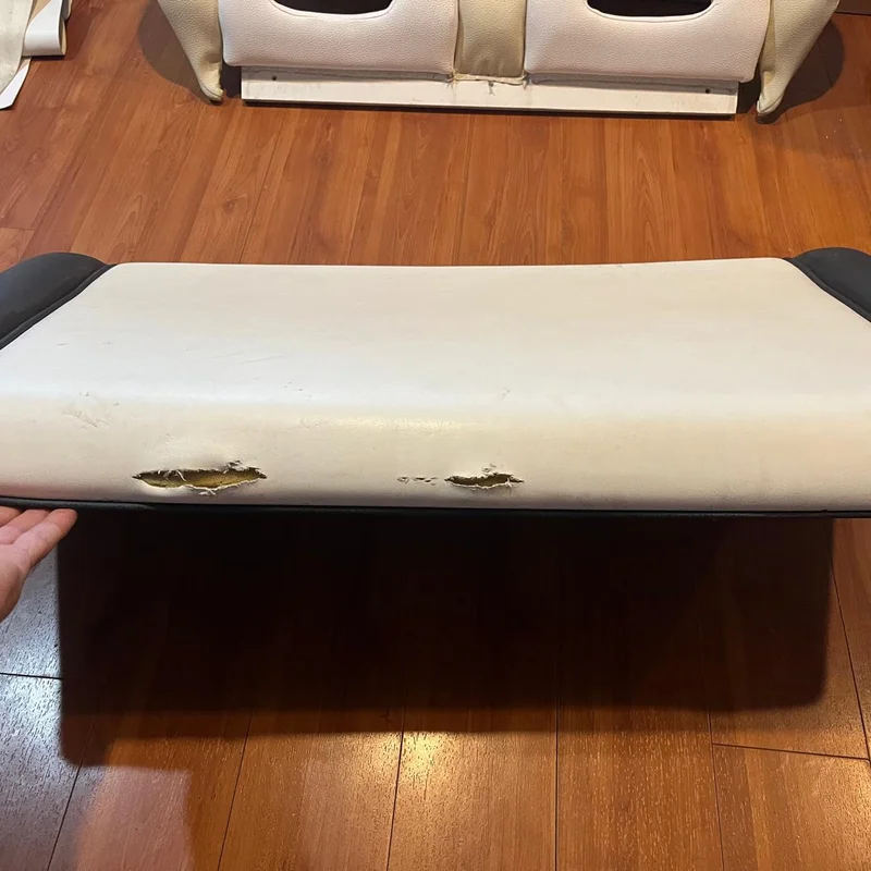 13 Boat Cushions Reupholstery Before