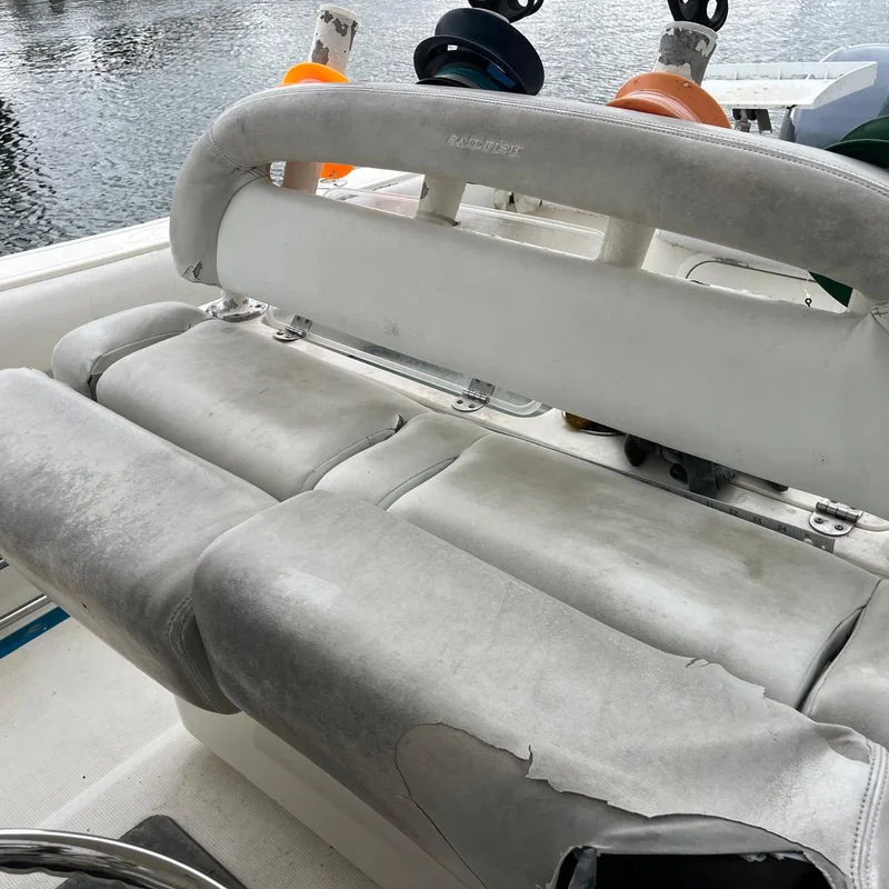 6 Captains Chairs Reupholstery Before